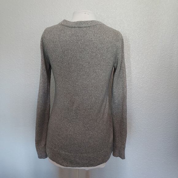 Abercrombie & Fitch Beige V-Neck Sweater Size M - Picture 8 of 11